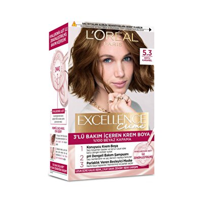 L’Oréal Paris L’Oréal Paris Excellence Creme Saç Boyası 5.3 Koyu Karamel 192 ml
