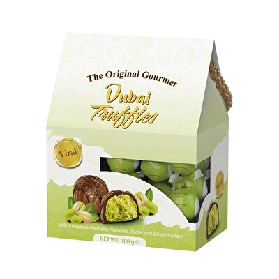 Original Gourmet Dubai Antep Fıstıklı Kadayıflı Sütlü Çikolata 100 gr
