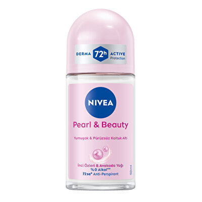 Nivea Nivea Kadın Roll-on Deodorant 72h Anti-Perspirant Koruma Pearl&Beauty 50 ml