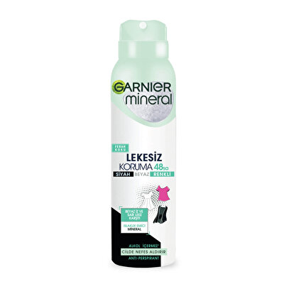 Garnier Mineral Garnier Mineral Sprey Deodorant Lekesiz Koruma Ferah Koku, Anti-Perspirant 150 ml