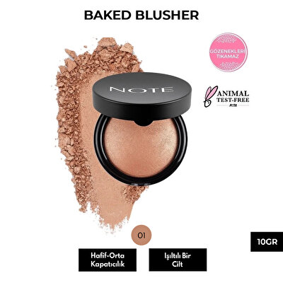 Note Note Baked Işıltılı Highlighter Allık 01 Pleasure