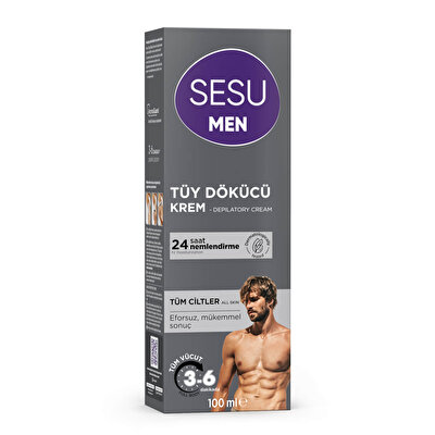 Sesu Sesu Tüy Dökücü Krem Men 100 ml