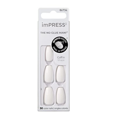 Impress Impress Color Kendinden Yapışkanlı Takma Tırnak Medium Frosting