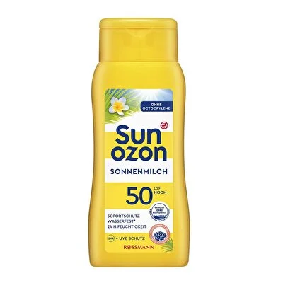 Sunozon Sunozon Güneş Koruyucu Süt 50SPF Hassas Cilt 200 ml