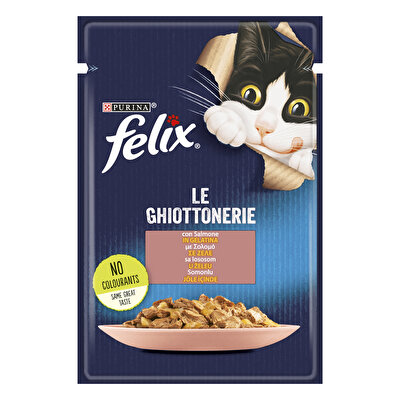 Felix Felix Kedi Yaş Mama Somonlu 85 gr