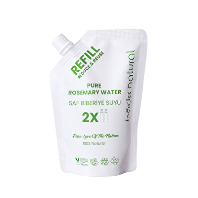 Bade Natural Bade Natural Saç Toniği Biberiye Suyu Refill 200 ml
