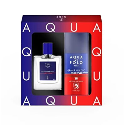Aqua Di Polo Aqua Di Polo Gran Paradiso Sport Erkek EDP 50 ml + Deodorant 150 ml