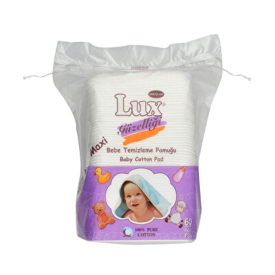 Lux Lux Bebek Temizleme Pamuğu Maxi 60'lı