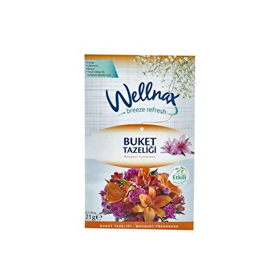 Wellnax Wellnax Dolap ve Çekmece Kokusu Kesesi Buket Tazeliği 21 gr