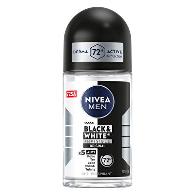Nivea Men Nivea Men Roll-On Deo Invisible Black & White 50 ml