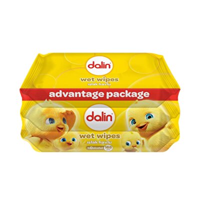 Dalin Dalin Klasik Islak Havlu 3x56 Adet