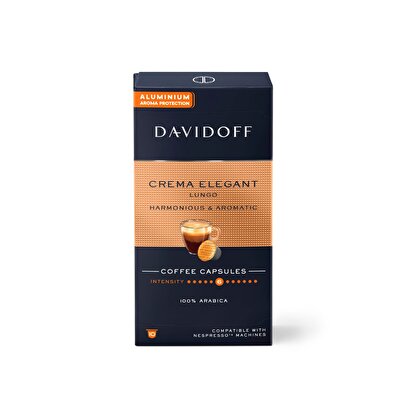 Davidoff Davidoff Kapsül Kahve Crema Elegant Lungo 10'lu