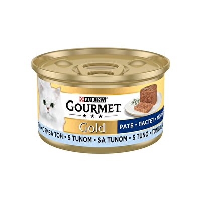 Purina Purina Kedi Maması Kıyılmış Tonlu Konserve Gourmet Gold 85 gr
