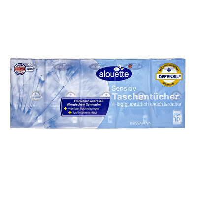 Alouette Alouette Kağıt Mendil 4 Katlı Hassas 15x10