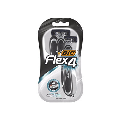BIC BIC Flex4 Traş Bıçağı 4 Bıçaklı 3'lü