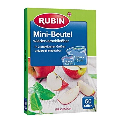 Rubin Rubin Buzdolabı Poşeti İki Farklı Boy 25'er Adet 50 Adet