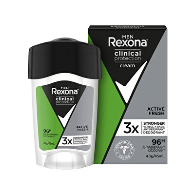 Rexona Men Rexona Men Krem Deodorant Clinical Protection Active Fresh 45 ml