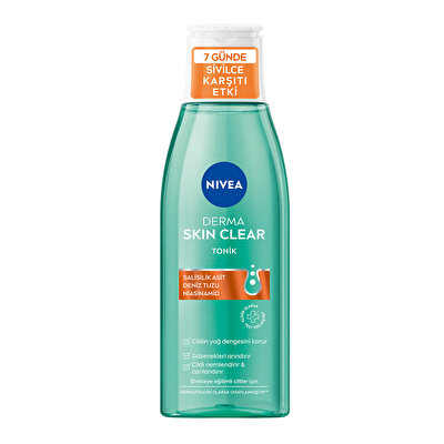 Nivea Nivea Derma Skin Clear Sivilce Karşıtı Tonik Niasinamid ve Salisilik Asit 200 ml