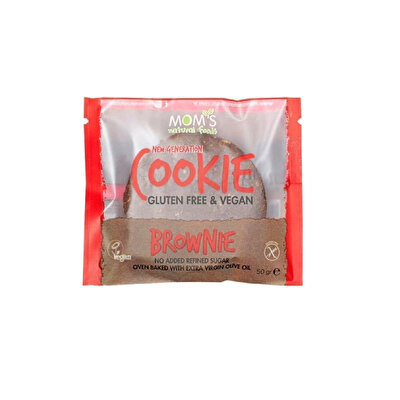 Mom's Mom's Glutein Free Cookie Brownie 50gr