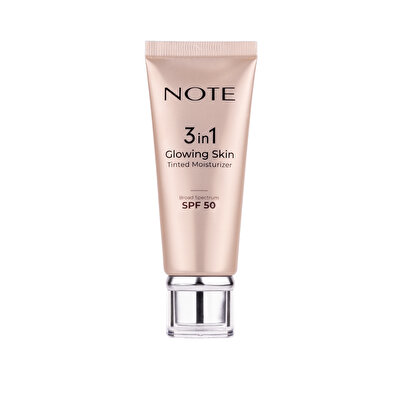 Note Note 3 in 1 Glowing Skin Tinted Moisturizer 50 SPF Işıltılı Aydınlatıcı Krem