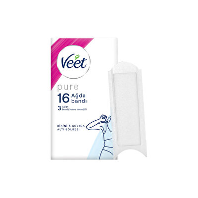 Veet Veet Pure Ağda Bandı Bikini&Koltuk altı 16'lı