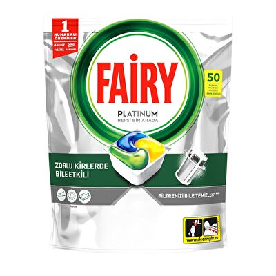 Fairy Fairy Bulaşık Makinesi Deterjanı Kapsülü Platinum 50 Yıkama