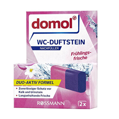 Domol Domol WC Kokusu Klozet Blok Yedek Bahar Ferahlığı 80 g
