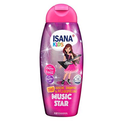 Isana Kids Isana Kids Duş Jeli ve Şampuan 3'ü 1 Arada Foto Star Meyvemsi 300 ml