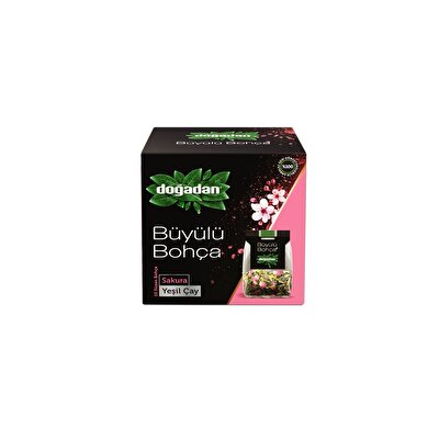 Doğadan Doğadan Sakura Yeşil Çay Büyülü Bohça 10'lu