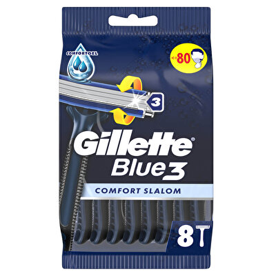 Gillette Gillette Blue3 Slalom Kullan At Tıraş Bıçağı 8'li