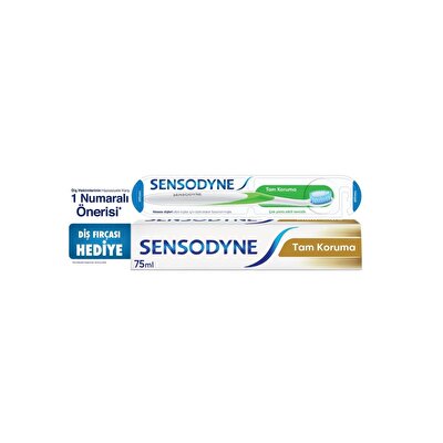 Sensodyne Sensodyne Tam Koruma Diş Macunu 75 ml + Diş Fırçası