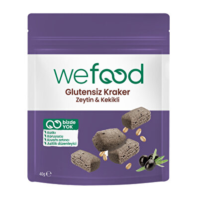 Wefood Wefood Zeytinli Kekikli Kraker 40 gr