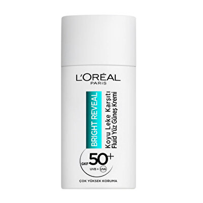 L’Oréal Paris L'Oréal Paris Bright Reveal Spf 50+ Koyu Leke Karşıtı Yüz Güneş Kremi 50 ml