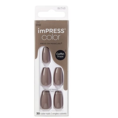 Impress Impress Color Kendinden Yapışkanlı Takma Tırnak Medium Dusk Till Dawn