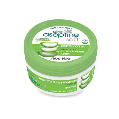 Cire Aseptine Cire Aseptine Soft Prebiyotik Aloe Vera Özlü Krem 100 ml