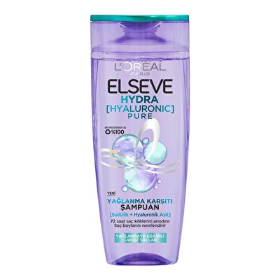 Elseve Elseve Şampuan Hydra Hyaluronic Pure Yağlanma Karşıtı Arındırıcı 300 ml