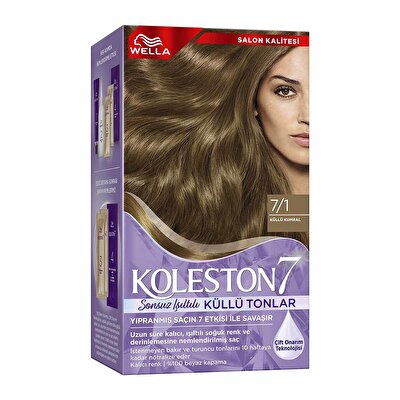 Koleston Koleston Wella Supreme Sonsuz Işıltılı Küllü Tonlar Saç Boyası 7/1 Küllü Kumral