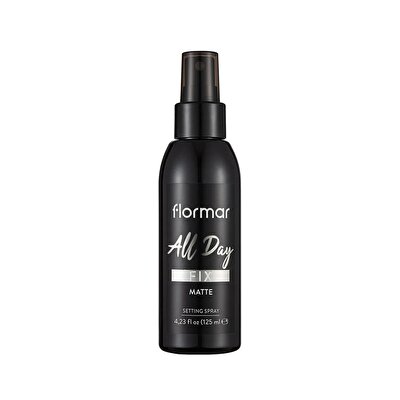 Flormar Flormar All Day Fix Mat Bitişli Makyaj Sabitleme Spreyi 125 ml
