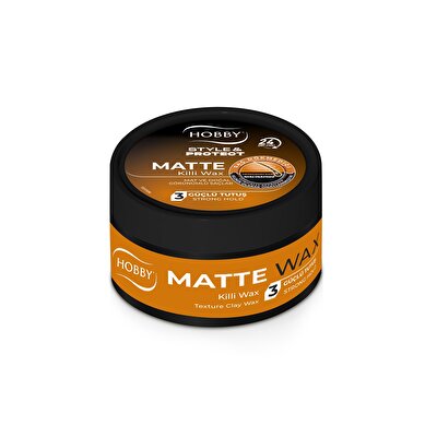 Hobby Hobby Mat Wax Style & Protect, 24 Saat Etkili 125 ml