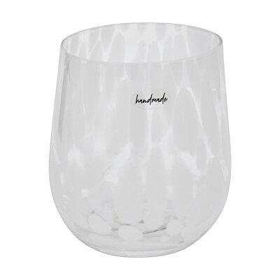 Ideenwelt Ideenwelt Cam Bardak Noktalı Beyaz 450 ml