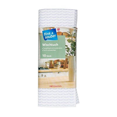 Flink & Sauber Flink & Sauber Genel Temizlik Bezi 38X50cm 10'lu