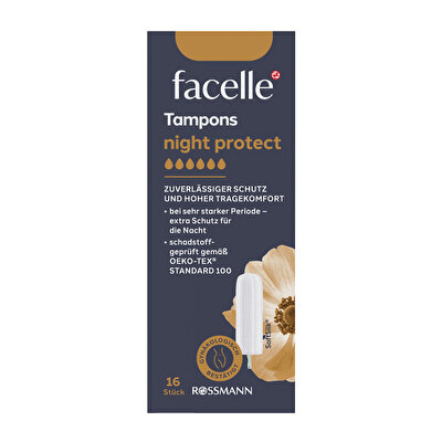 Facelle Facelle Tampon Gece 16'lı