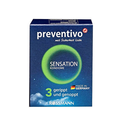 Preventivo Preventivo Prezervatif Sensation Seyahat Boy 3'lü