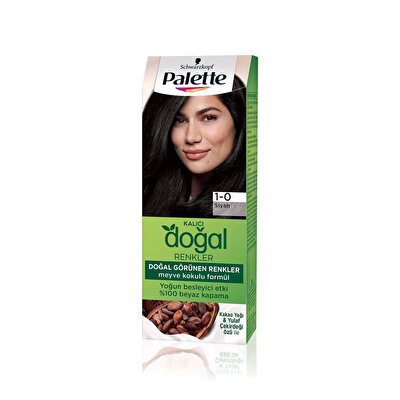 Palette Palette Saç Boyası Natural Colors 1-0 Siyah 30 ml