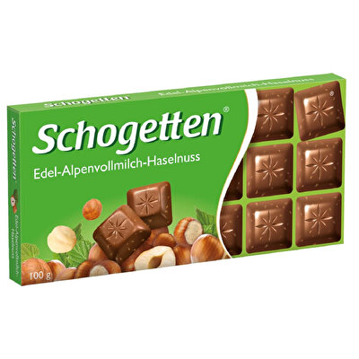 Schogetten Schogetten Çikolata Alpine Süt &Fındıklı 100 gr