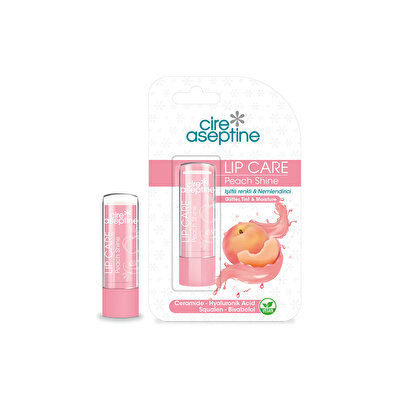 Cire Aseptine Cire Aseptine Renkli Dudak Bakım Kremi Peach Shine