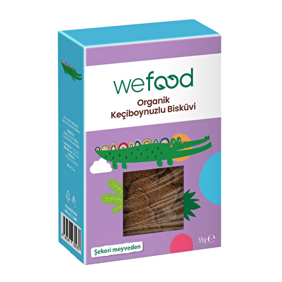 Wefood Wefood Organik Keçiboynuzlu Bisküvi 55gr