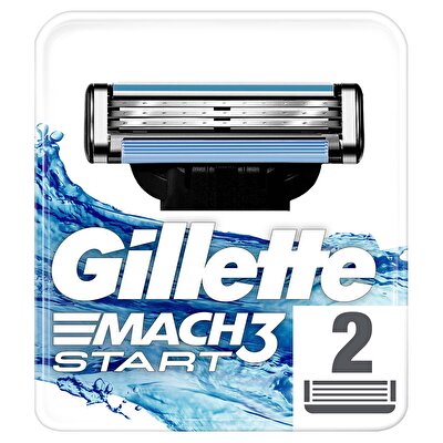 Gillette Gillette Yedek Bıçak Mach 3 Start 2'li