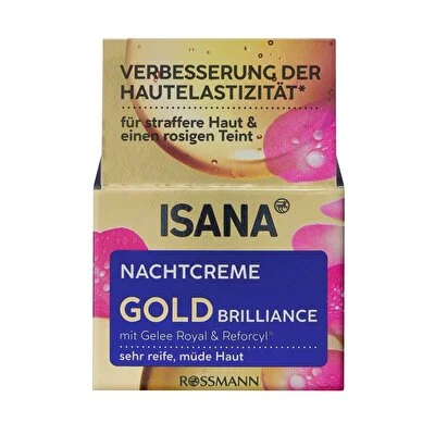 Isana Isana Gold Brilliance Gece Kremi Yoğun Bakım Etkili 50 ml