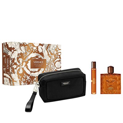 Versace Versace Eros Najim Erkek EDP Parfüm 100 ml + Seyahat Boy 10 ml + Çanta